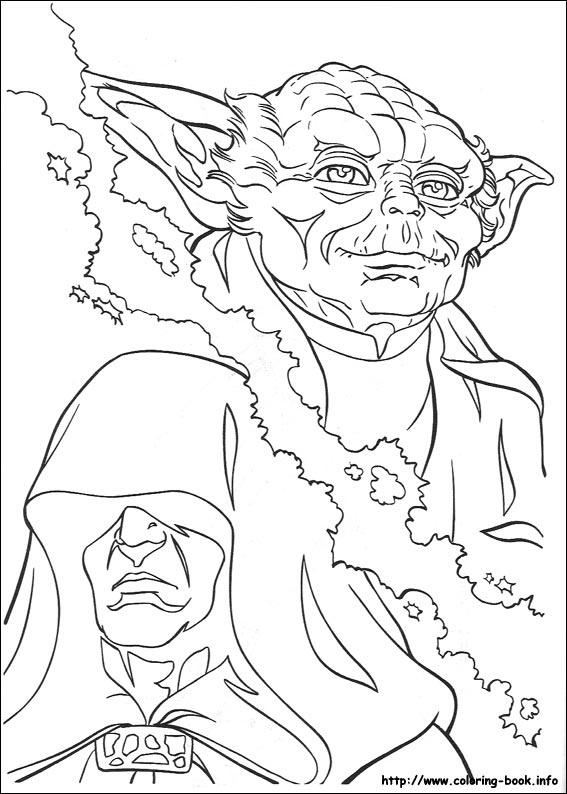 Star Wars coloring picture